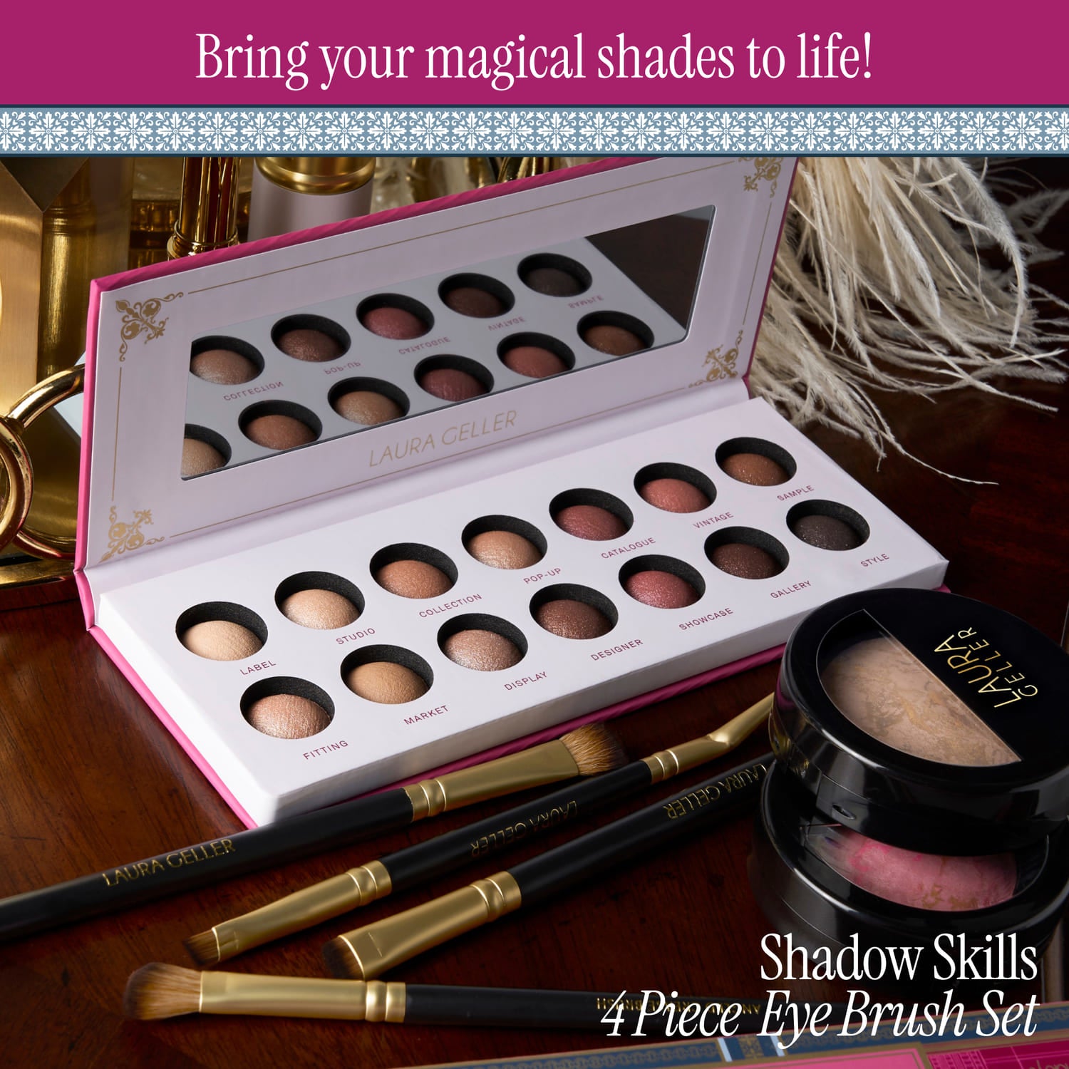Shadow Skills 4PC Eye Brush Set - Image 5