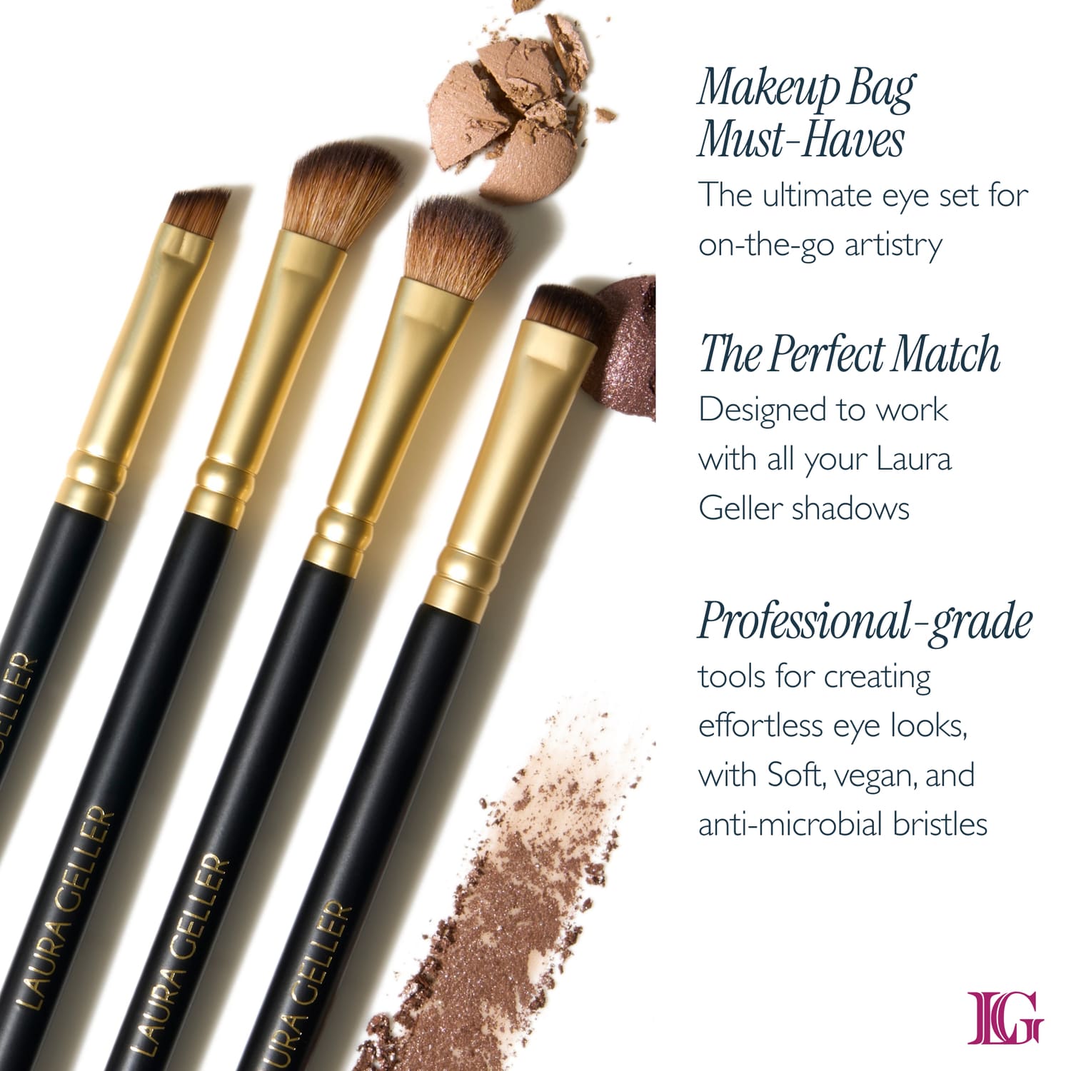 Shadow Skills 4PC Eye Brush Set - Image 2