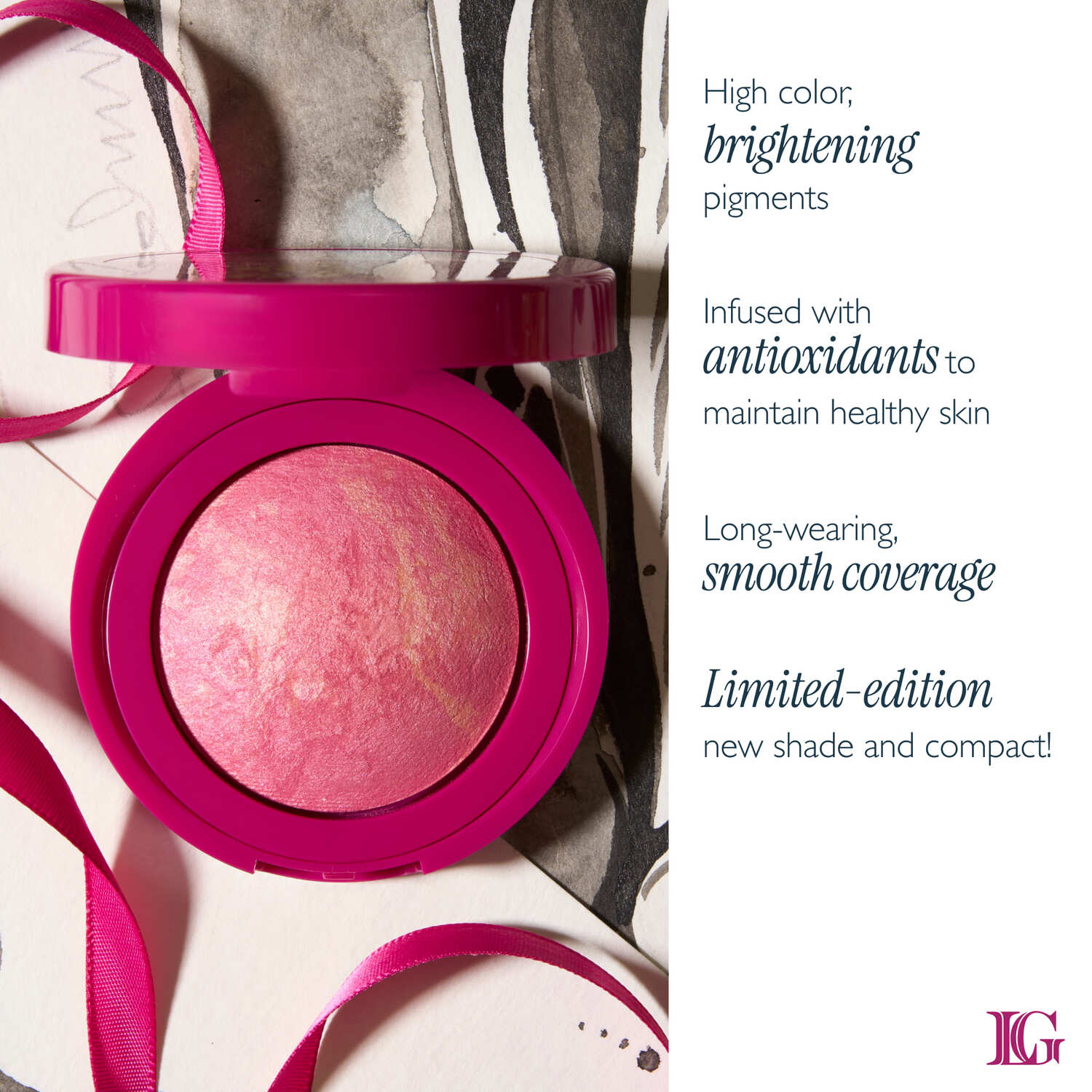 Limited Edition Baked Blush-n-Brighten Marbleized Blush - Image 3